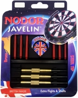 Набор из дротиков Nodor Javelin Brass steeltip 22gr и аксессуаров