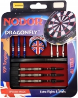 Набор из дротиков и аксессуаров Nodor Dragonfly Silver steeltip