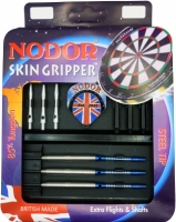 Набор из дротиков Nodor Skin Gripper steeltip 25gr и аксессуаров