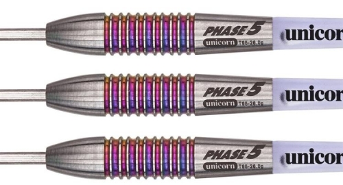 Дротики Unicorn "Purist Phase 5 Mirage DNA" tungsten 95% steeltip - для опытных