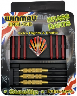 Набор из дротиков и аксессуаров Winmau Brass steeltip 23gr – для начинающих